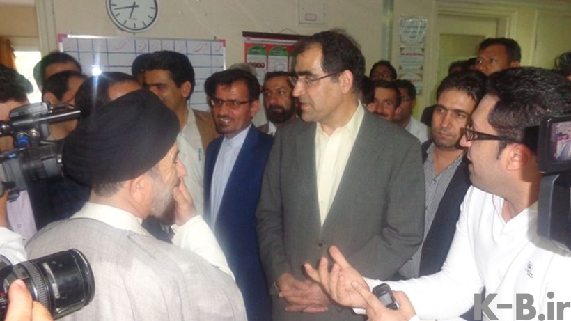 دیدار مردمی وزیر بهداشت با مردم کهگیلویه+تصاویر