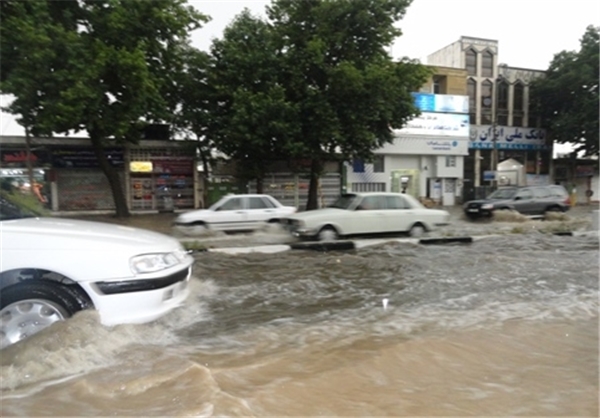 سیلاب در یاسوج/بی‌سابقه‌ترین باران تابستانی در پایتخت طبیعت + تصاویر