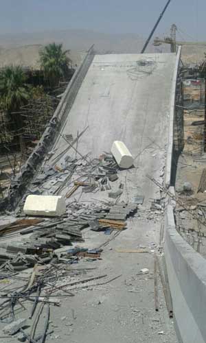 اظهارات عجیب شهردارشیراز:سهل انگاری 2 کارگر عامل سقوط پل کابلی ولیعصر!