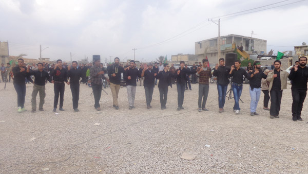 عزاداری معاون وزیر دادگستری در دهدشت +عکس