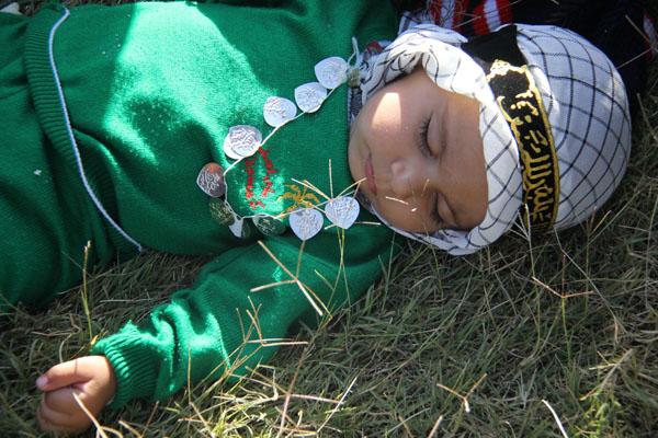 اجرای تعزیه گروه پرچمداران کربلای سوق+تصاویر