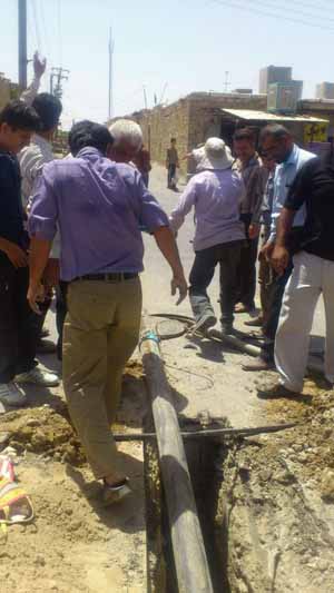 اقدام جالب مردم شهرسوق برای فرار از بحرانی بی آبی +تصاویر