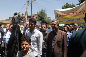 کاندید احتمالی انتخابات مجلس درممسنی: نمایش روز قدس تصویرمثبتی از حمایت ملت از تیم مذاکره کننده هستی بود