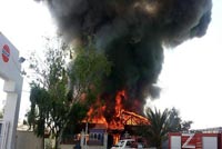 "میراث فرهنگی وگردشگری قشم "درآتش سوخت +تصاویر