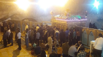 اجتماع بزرگ عزاداران امام موسي كاظم (ع) در بارگاه دختر عبد صالح