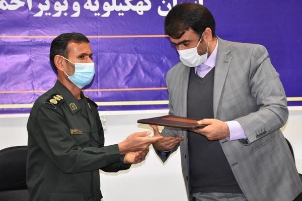 امضاء تفاهم نامه همکاری بین دادسرای عمومی و انقلاب یاسوج با بسیج حقوقدانان سپاه فتح/تصاویر