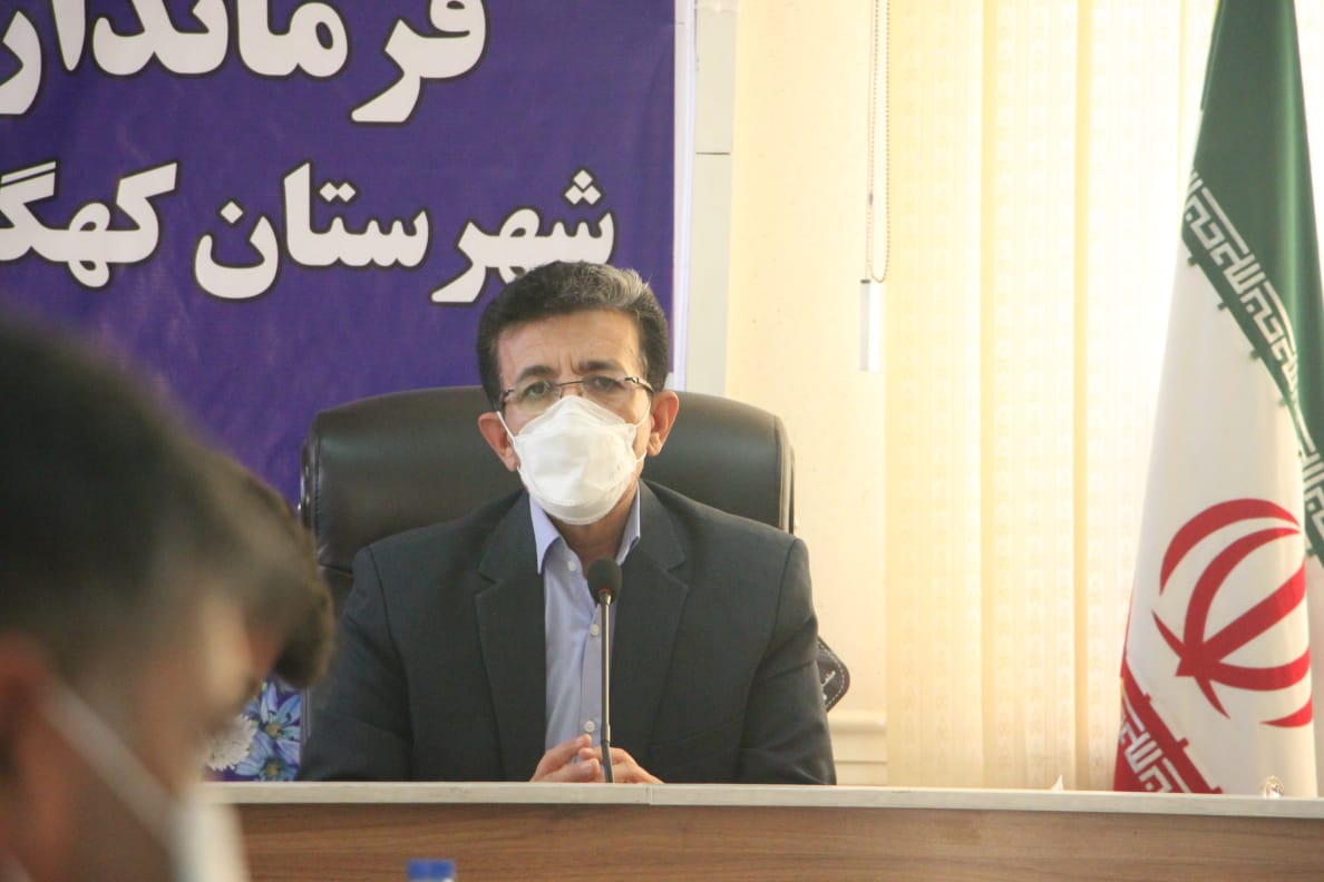 فرماندار کهگیلویه نحوه مدیریت شیوع کرونا در ماه اخر منتهی به سال نو را اعلام کرد