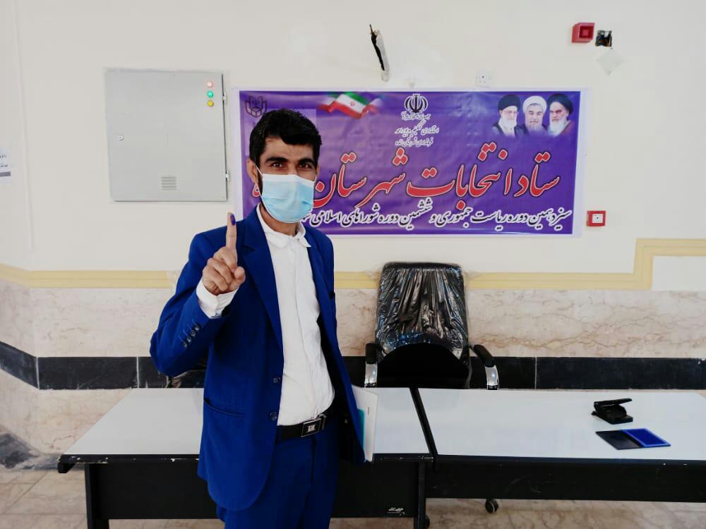 جوان تحصیلکرده و نام آشنای شهرستان لنده وارد عرصه انتخابات شد