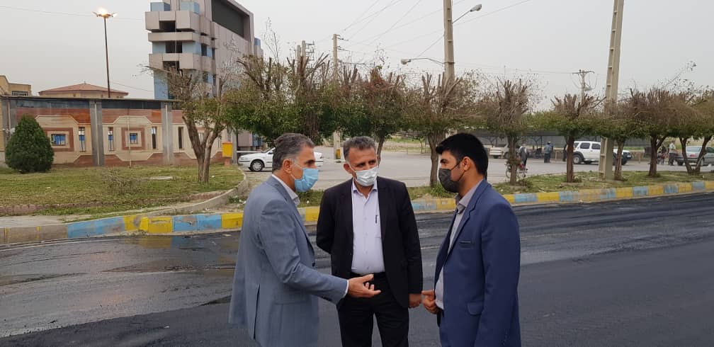 اصلاح هندسی میدان سیمرغ گچساران انجام شد
