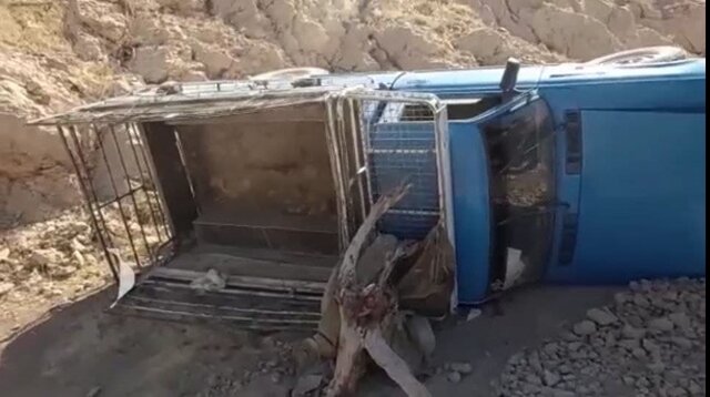 حادثه رانندگی با ۱۷ مصدوم در کهگیلویه وبویراحمد + تصویر