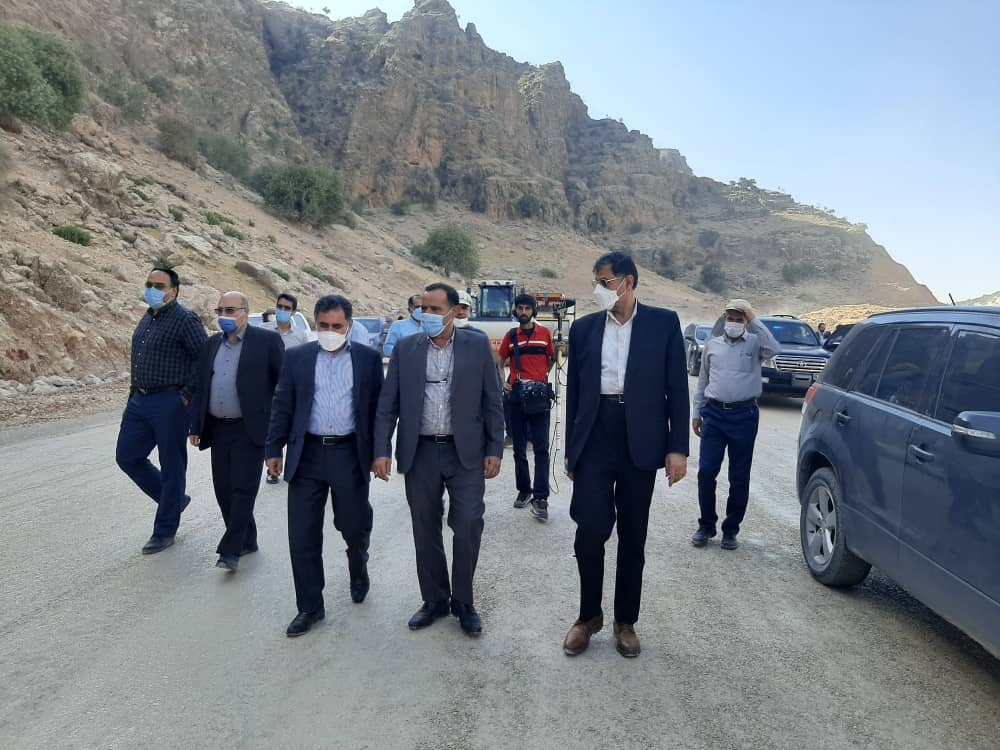 بازدید معاون وزیر راه و شهرسازی از جاده دهدشت-پاتاوه+تصاویر