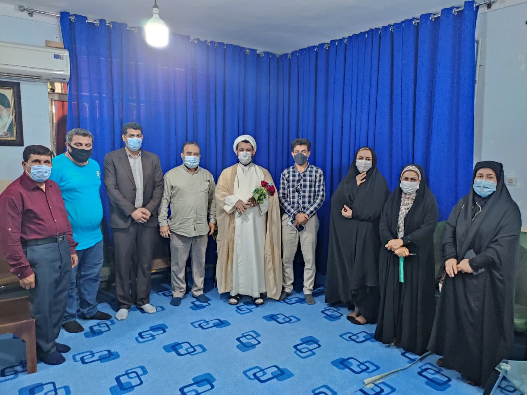 اصحاب رسانه پیشتاز در تکریم روز نماز جمعه/خبرنگاران از امام جمعه دهدشت تجلیل کردند +تصاویر