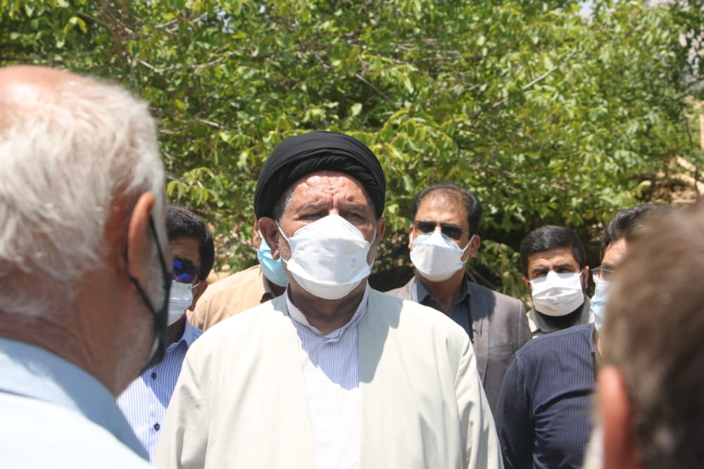 گزارش تصویری از بازدید حجت الاسلام موحد از منطقه طسوج شهرستان چرام