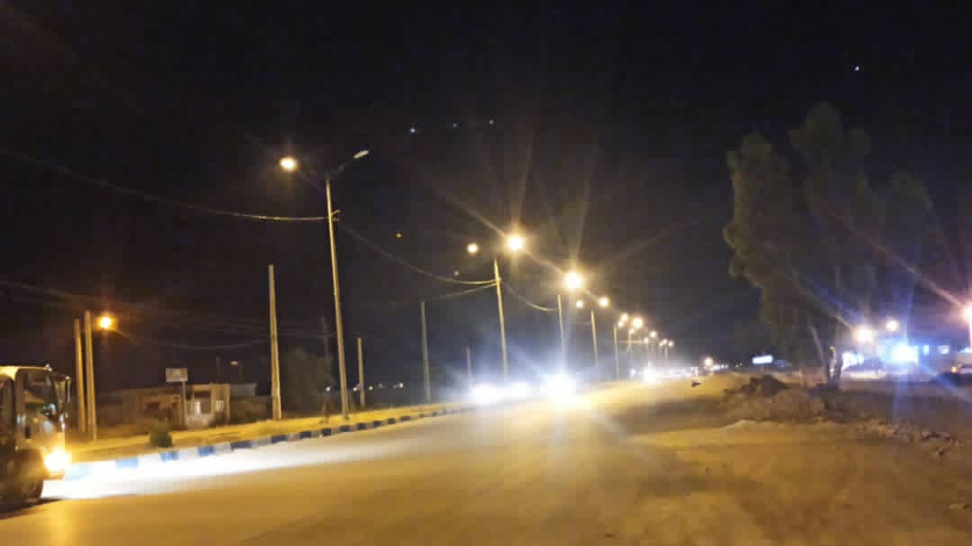 شهردار دهدشت خبر داد:ورودی دهدشت از سمت چرام به سیستم روشنایی مجهز شد