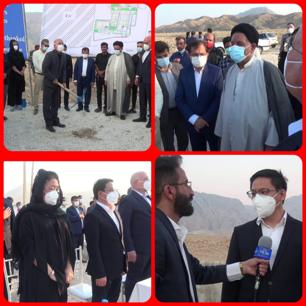 گزارش کامل از مراسم کلنگ زنی کارخانه تولید کربنات استرانسیوم بهمئی با حضور حجت الاسلام موحد