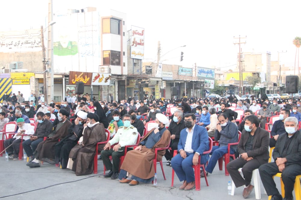 گزارش تصویری از اجتماع اربعین حسینی در دهدشت با حضور حجت الاسلام موحد
