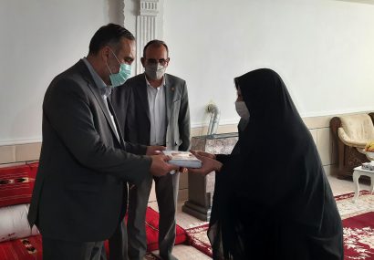 دیدار مدیرعامل شرکت مخابرات ایران با خانواده شهید ابراهیم آرانپور