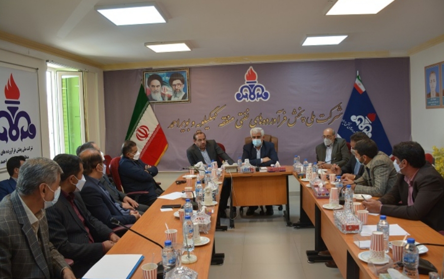 بازدید نماینده مجلس شورای اسلامی از شرکت ملی پخش فرآورده های نفتی منطقه کهگیلویه وبویراحمد
