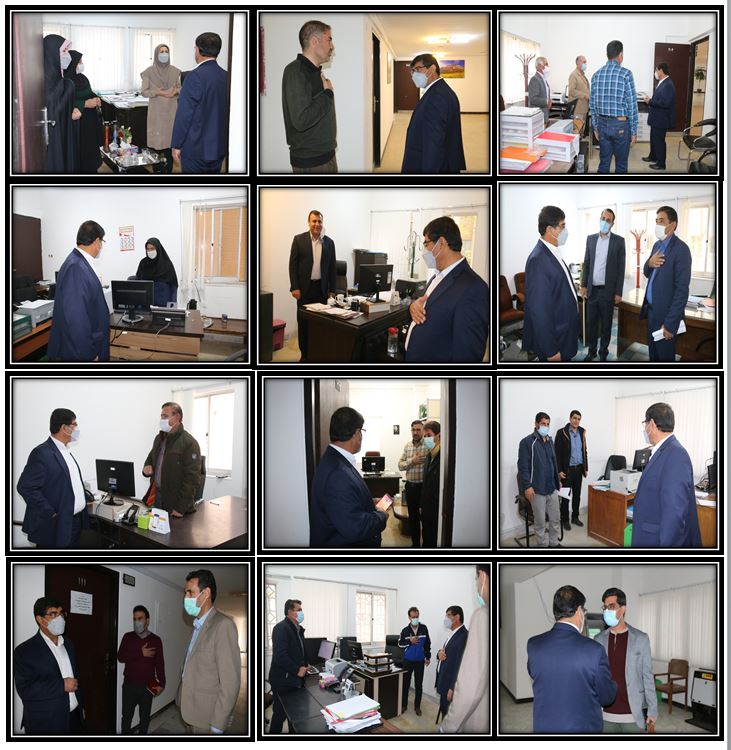 گزارش تصویری بازدید رئیس دانشگاه یاسوج از واحدهای مختلف دانشگاه