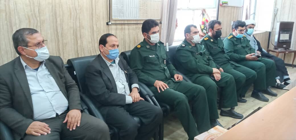دیدار فرمانده ناحیه مقاومت بسیج شهرستان کهگیلویه با سرپرست شبکه بهداشت و درمان کهگیلویه