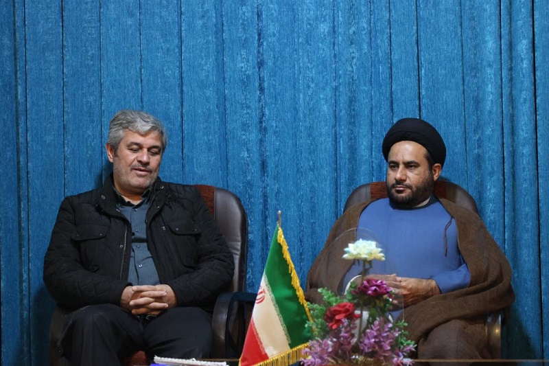 دیدار عیدانه منتخب مردم گچساران و باشت در مجلس شورای اسلامی با امام جمعه