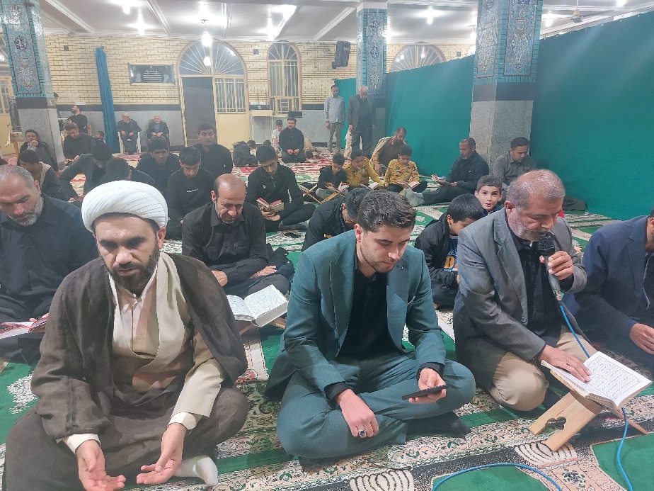 مراسم شب بیست سوم رمضان در مساجد قلعه رئیسی برگزار شد/تصاویر