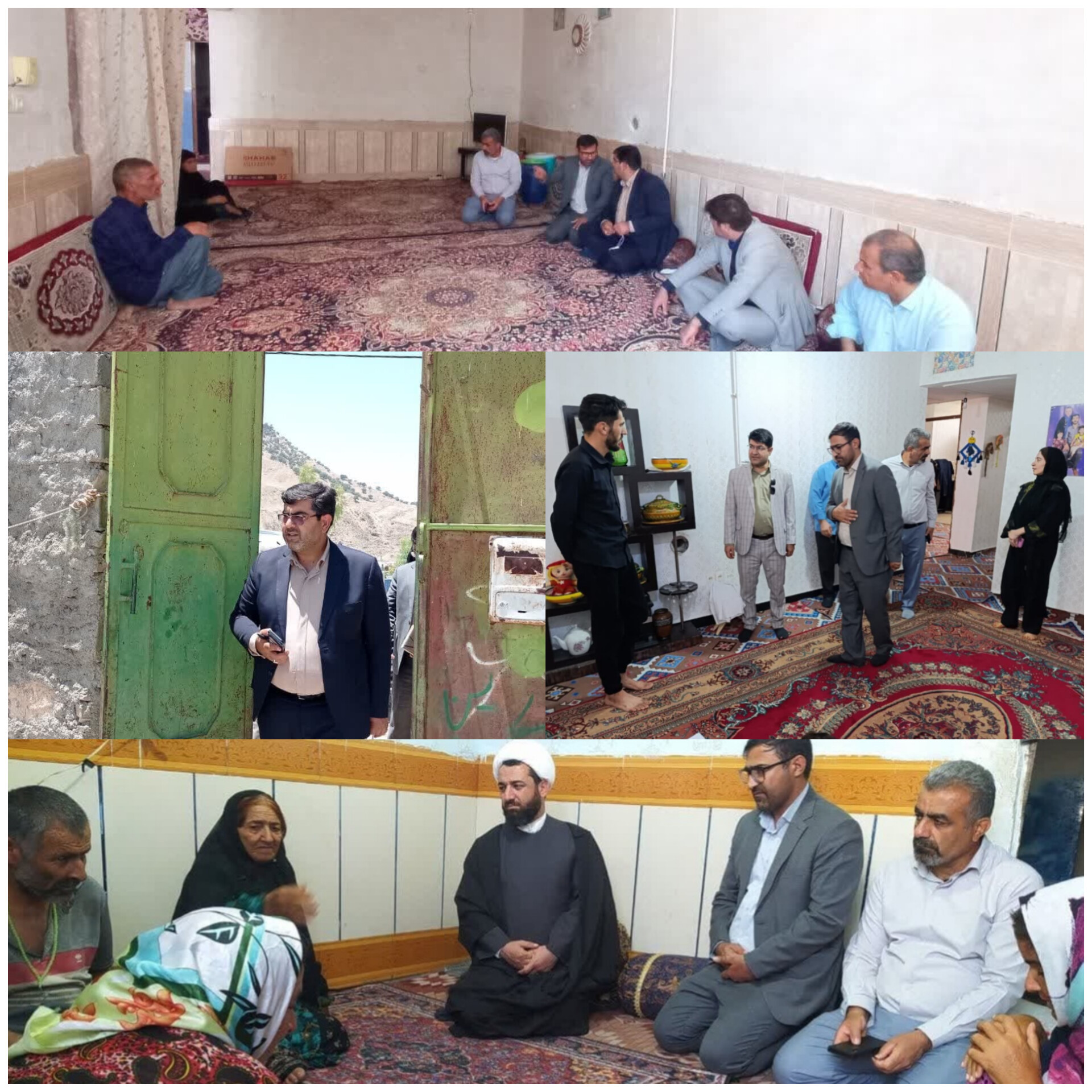 به مناسبت هفته بهزیستی صورت گرفت:  سرکشی مسئولان از خانواده‌های چند معلولی در کهگیلویه