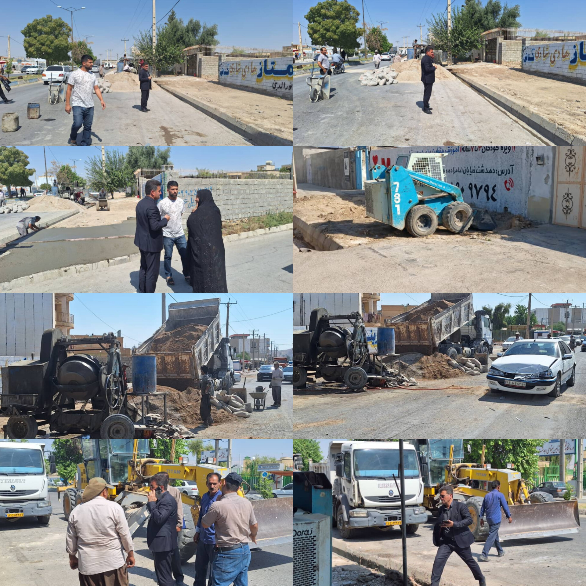 خدمات شهرداری دهدشت همچنان ادامه دارد/ساماندهی بیش از 10 هزار متر پیاده رو و معابر شهر دهدشت در آینده نزدیک