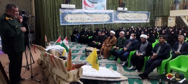 مراسم پنجمین سالگرد شهادت سپهبد شهید حاج قاسم سلیمانی و بزرگداشت شهدای جبهه مقاومت در دهدشت برگزار شد/همرزم شهید سلیمانی:حاج قاسم در مسیر ولایت سردار دل‌ها شد/تصاویر