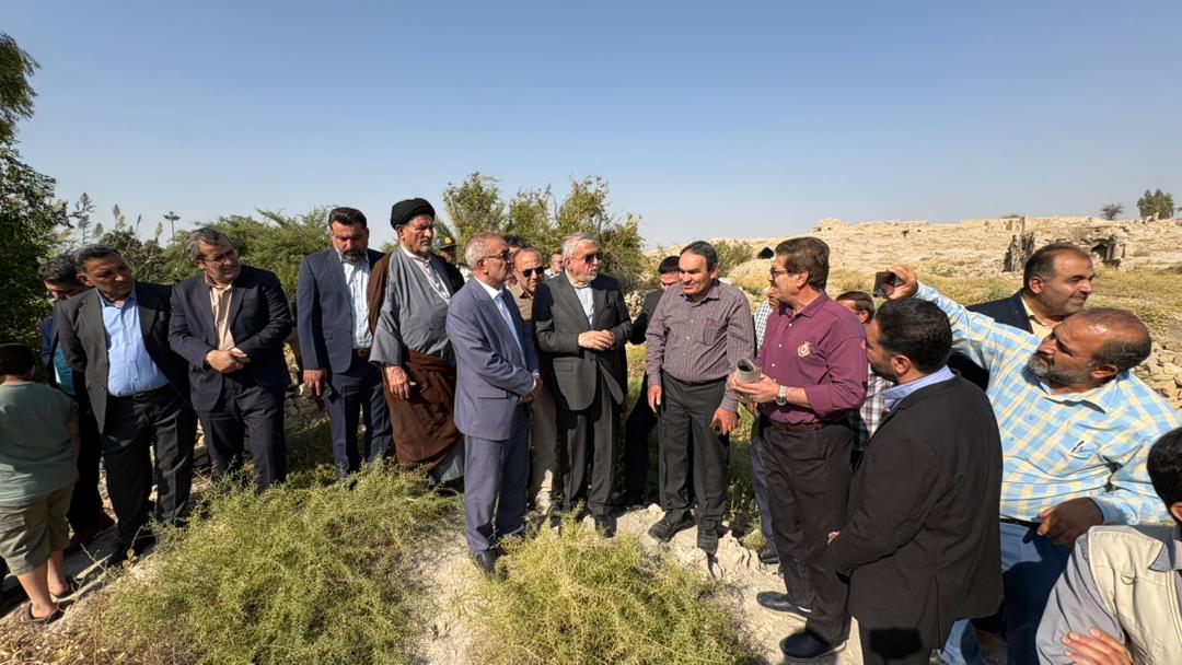 گزارش تصویری از بازدید امیدوار کننده وزیر میراث فرهنگی از بافت تاریخی دهدشت