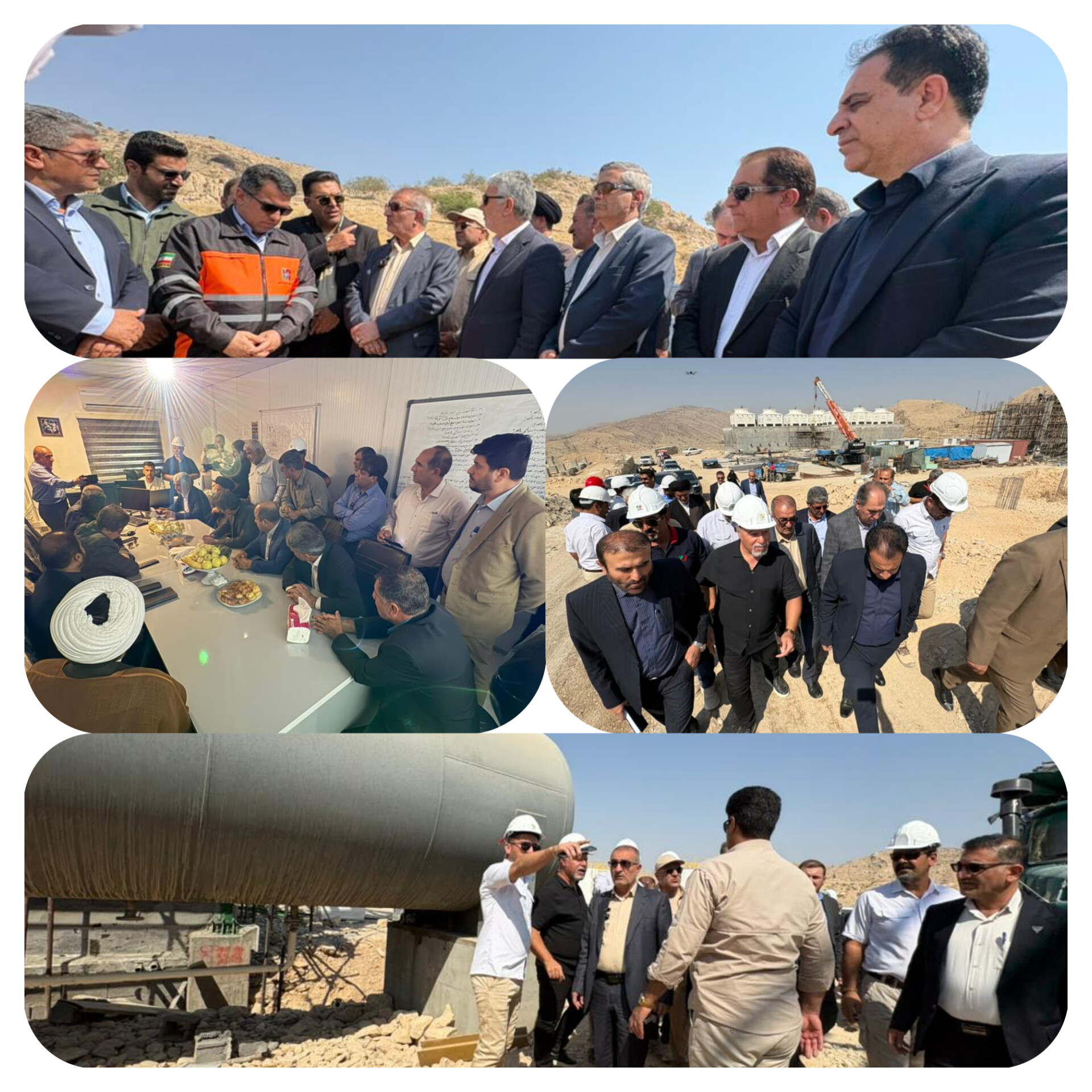 بازدید استاندار کهگیلویه و بویراحمد از پروژه‌های شهرستان باشت