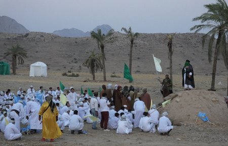 واقعه غدیر خم در گچساران بازسازی شد/گزارش تصویری واقعه غدیر خم در گچساران بازسازی شد/گزارش تصویری