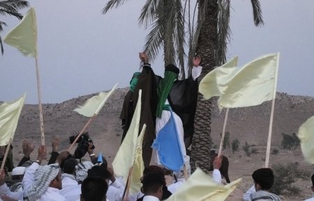 واقعه غدیر خم در گچساران بازسازی شد/گزارش تصویری واقعه غدیر خم در گچساران بازسازی شد/گزارش تصویری