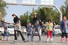 بمناسبت هفته دولت ؛ دومین همایش اسکیت بازان در یاسوج برگزار گردید+تصاویر