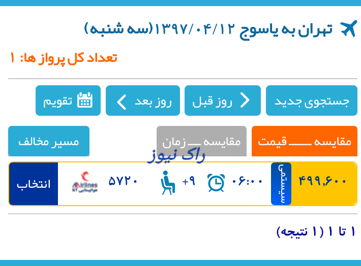 بلیط نیم میلیونی تهران-یاسوج!!/محاسبه به دلار؟!/مسئولان در خواب +عکس