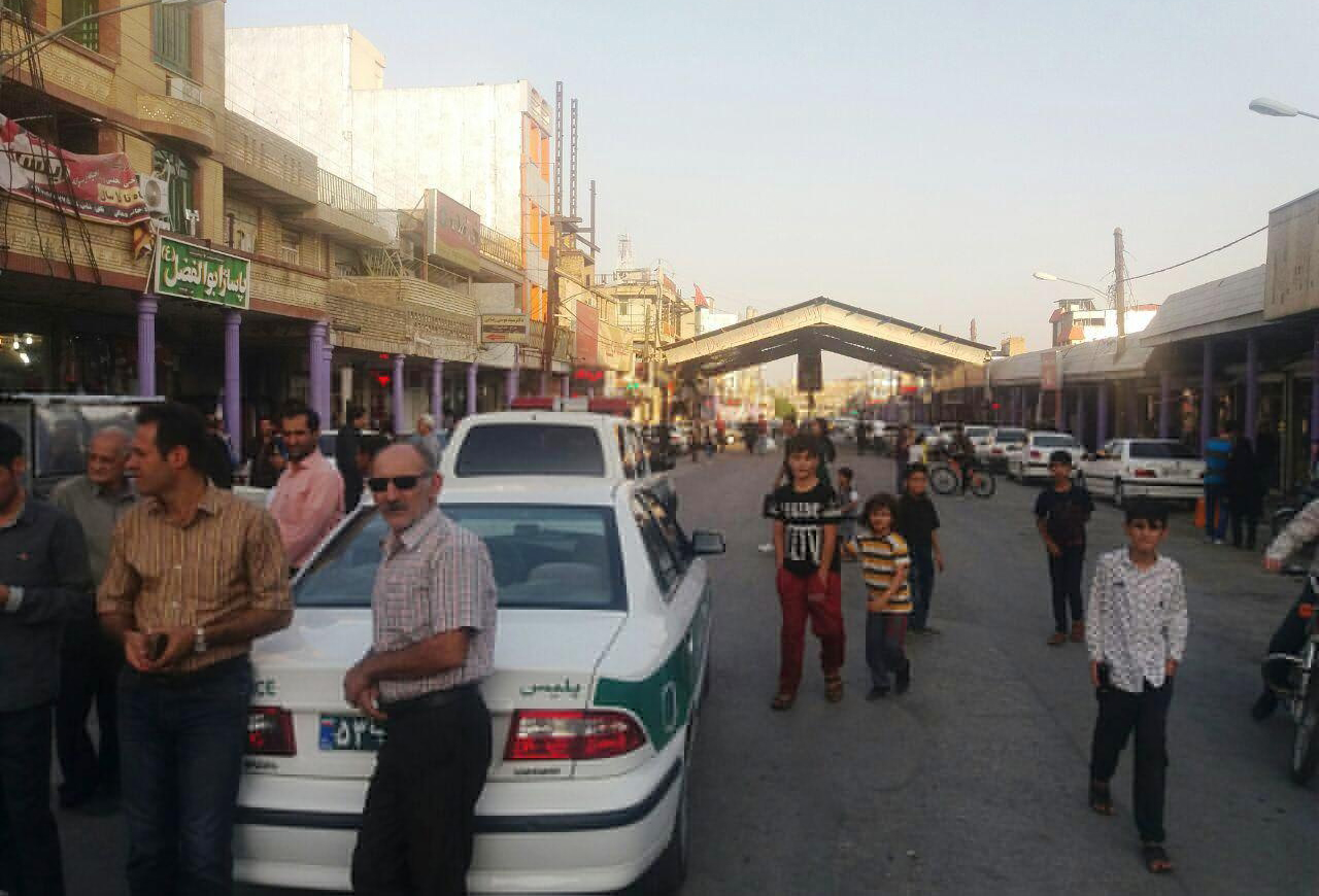 گزارش  تصویری از باز سازی صحنه جرم سرقت طلافروشی در دهدشت