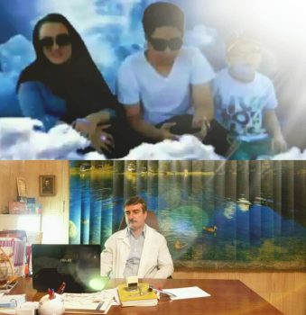 دکتر دانشی دوباره خبرسازشد؛ معاینه بیماران برسرقبر عزیزان