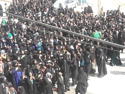 طنین لبیک یا  حسین در قلعه رئیسی برپا شد + تصاویر