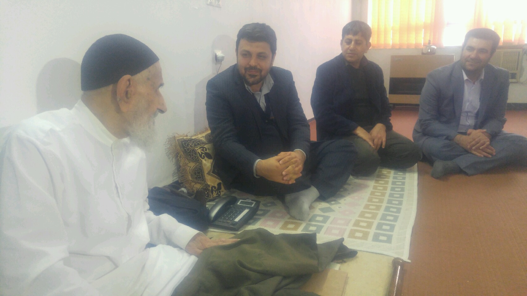 دیدار مدیر کل صدا و سیمای مرکز استان با آ میراحمد تقوی/گزارش تصویری