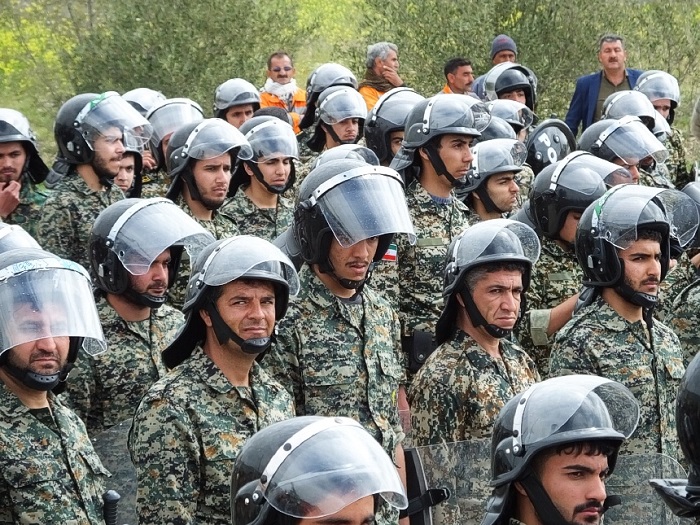 رزمایش مبارزه با اغتشاش و آشوب خیابانی در گچساران برگزار شد
