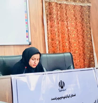 تاکیدمشاور امور  خانواده  و بانوان فرمانداری شهرستان کهگیلویه  براهمیت پیشگیری از آسیب های اجتماعی در حوزه زنان