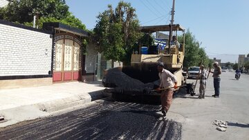 گزارش تصویری از نهضت آسفالت در دهدشت