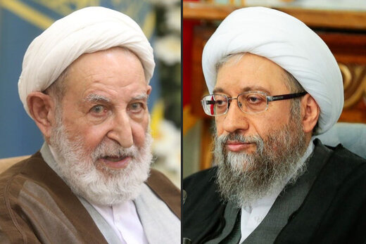 پاسخ تند آملی لاریجانی به آیت‌الله یزدی: با لحنی بی ادبانه گفته اید " آیا ارث پدرت بود"؟/ مگر همین ساختمان هایی که حضرتعالی از آنها استفاده می کنید ، از ارث پدرتان ساخته شده است ؟