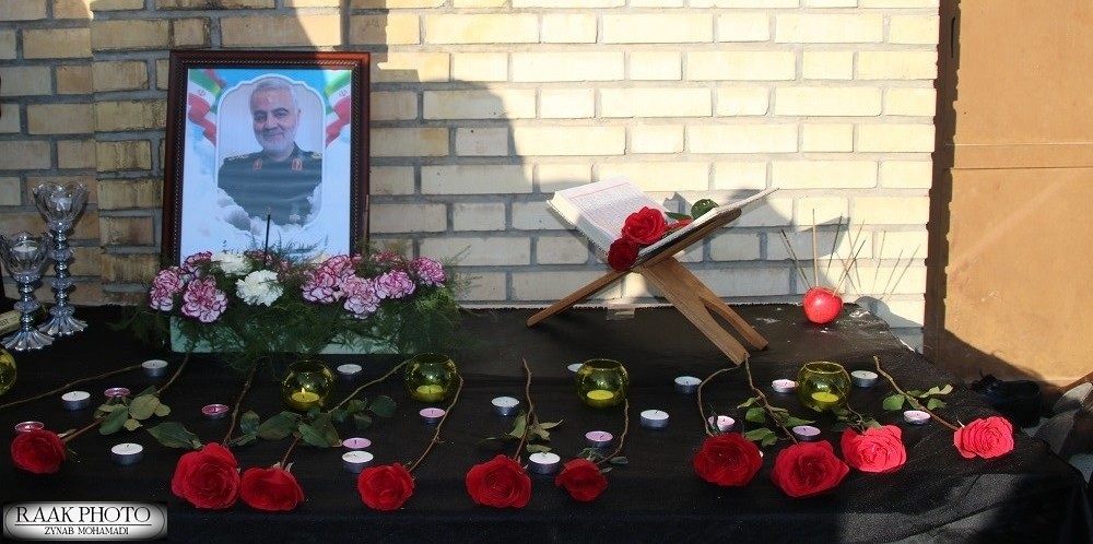 تصاویر اختصاصی راک نیوز از مراسم بزرگداشت شهادت سپهبد سلیمانی در گچساران