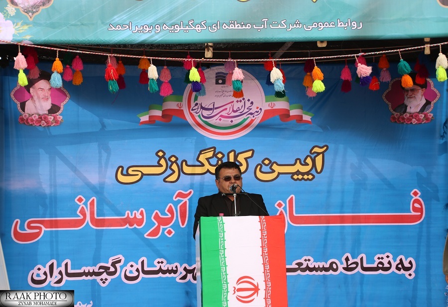 انتقال آب به12هزار هکتار زمین کشاوری گچساران