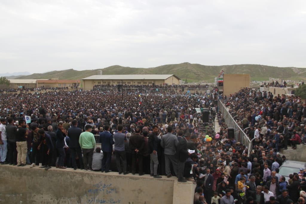 گزارش تصویری از نطق سخنرانی سید محمد موحد شهر دهدشت