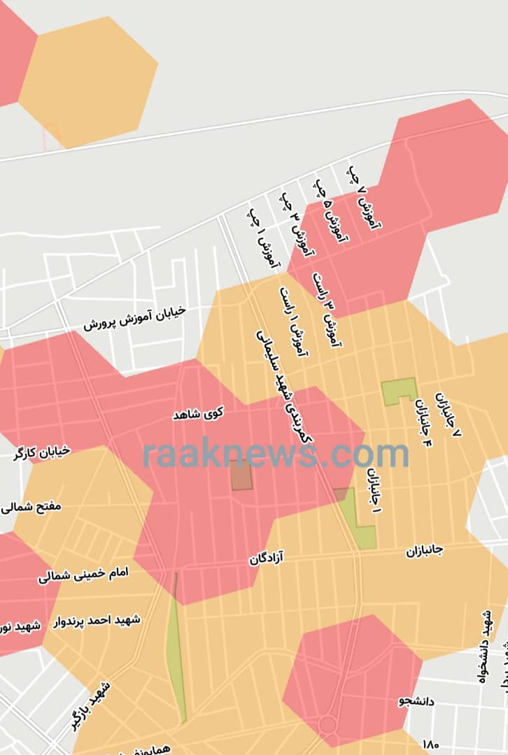 افراد مبتلا به  کرونا  در کدام مناطق شهر  دهدشت تردد داشتند؟+ عکس