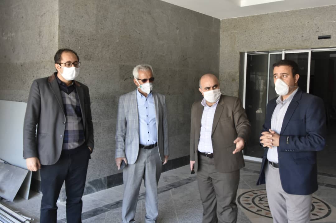 بازدید سرپرست دانشگاه علوم پزشکی استان از کلینیک در حال احداث یاسوج