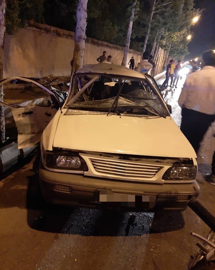 تصادف مرگبار در شیراز با 3 کشته