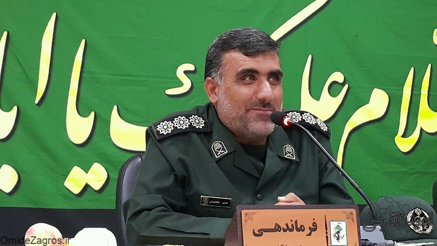 ارتقای درجه فرمانده تیپ 48 فتح کهگیلویه و بویراحمد
